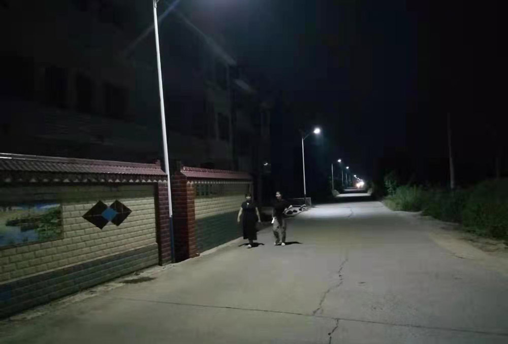 路灯亮了，村民的心里也敞亮了 ——衡阳幼高专持续推进党史学习教育“为民办实事”活动侧记