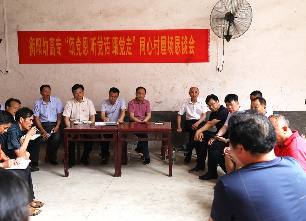 路灯亮了，村民的心里也敞亮了 ——衡阳幼高专持续推进党史学习教育“为民办实事”活动侧记
